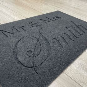 Personalised Mr and Mrs Doormat
