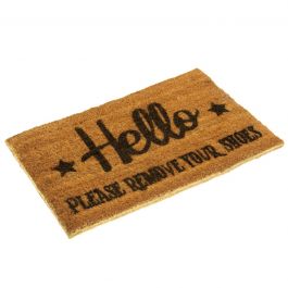 Wholesale Please Remove Your Shoes Doormat Embossed - Door Mates -  Fieldfolio