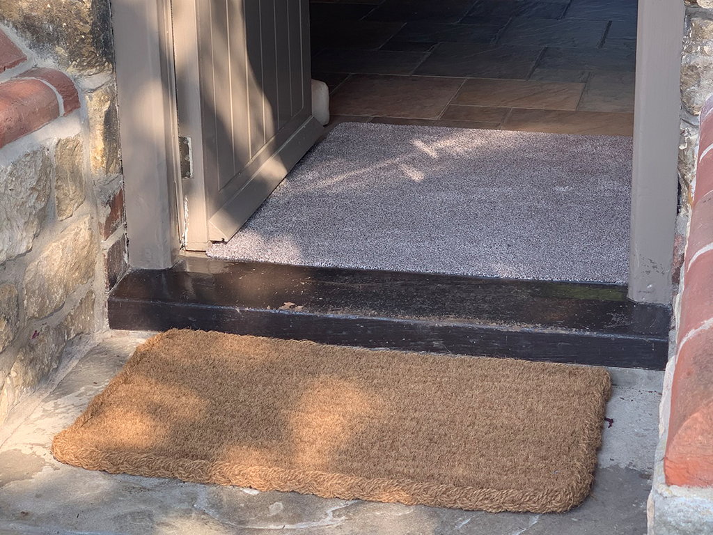 Non Slip Indoor Door Mats Large Washable Water Absorbent Dirt Resist Door  Mat UK