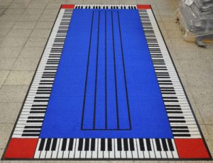 Music Department Piano Key Mat