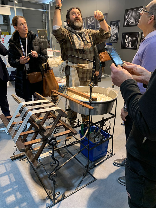 Spinning Silk by Hand